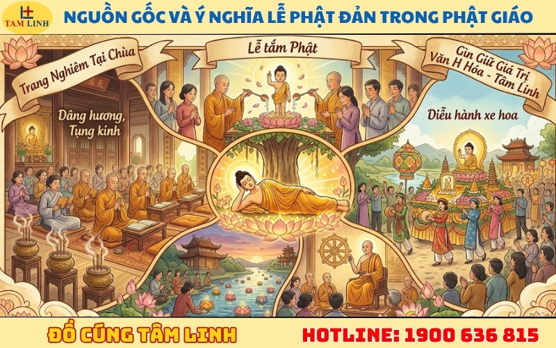 Các hoạt động phổ biến trong ngày lễ Phật Đản