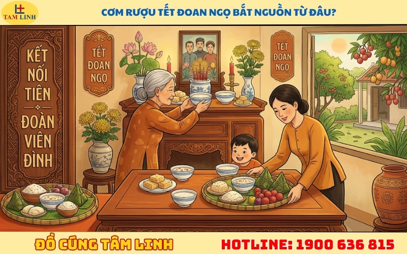 Cơm rượu Tết Đoan Ngọ bắt nguồn từ đâu