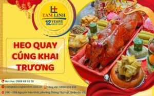 heo quay cúng khai trương