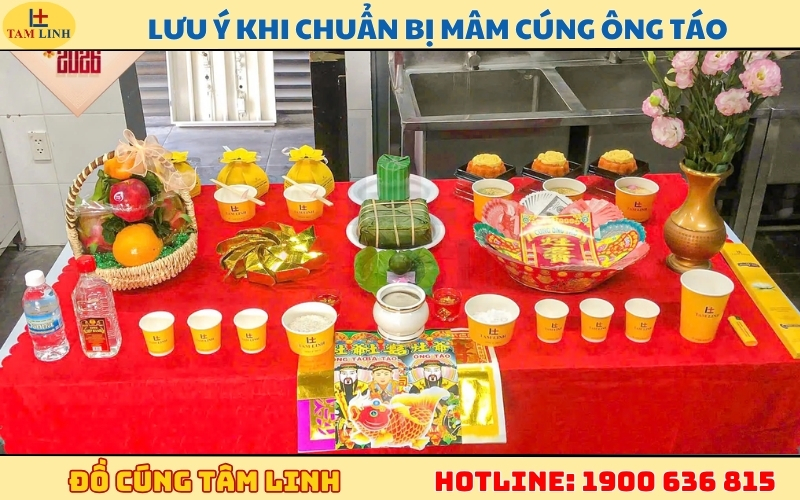 Lưu ý khi chuẩn bị mâm cúng Ông Táo
