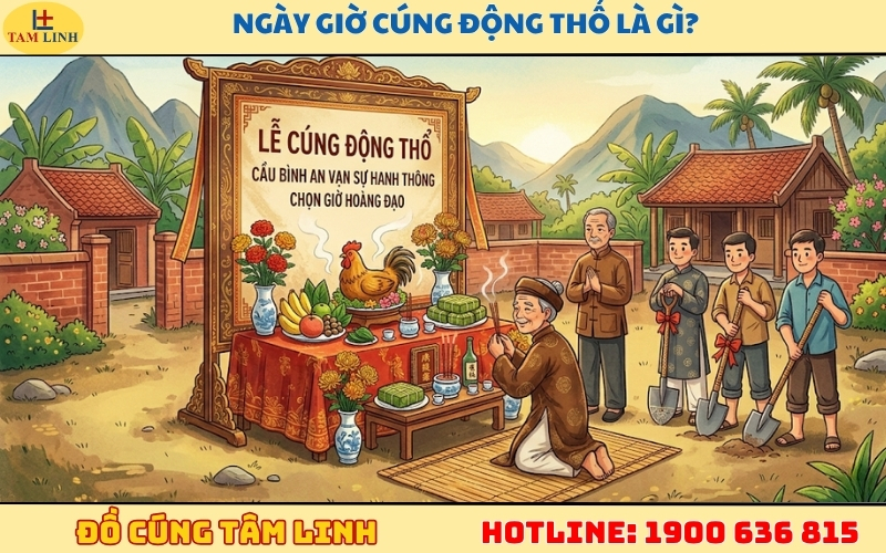 Ngày giờ cúng động thổ là gì