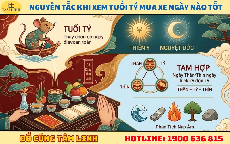 Nguyên tắc khi xem tuổi Tý mua xe ngày nào tốt