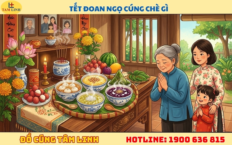 Tết Đoan Ngọ cúng chè gì.