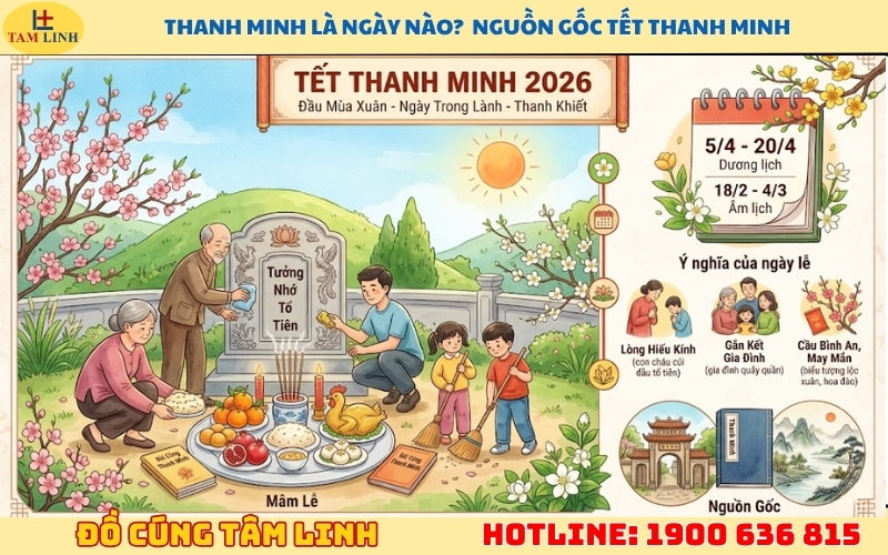 Thanh minh là ngày nào Nguồn gốc Tết Thanh minh