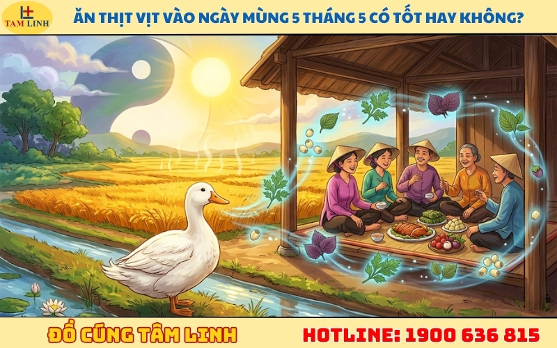 Ăn thịt vịt vào ngày mùng 5 tháng 5 có tốt hay không