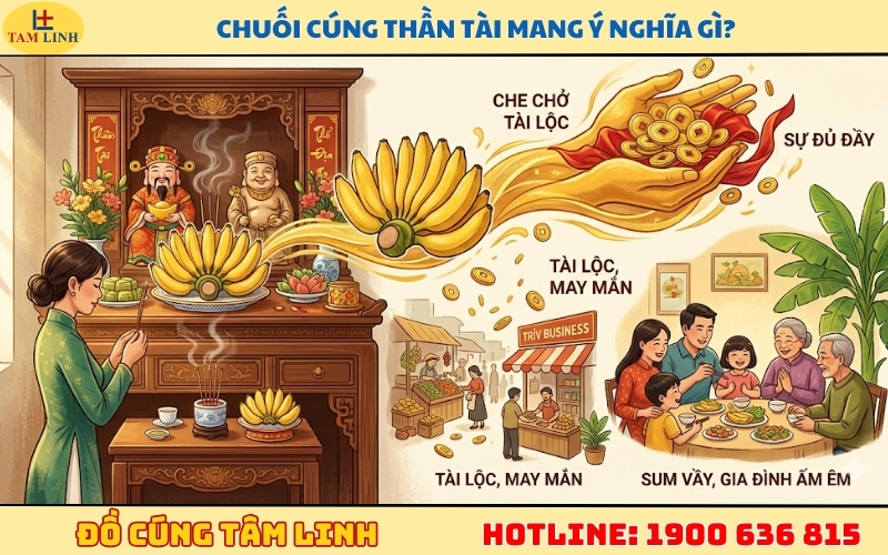 Chuối cúng Thần Tài mang ý nghĩa gì