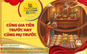 cúng gia tiên trước hay cúng mụ trước