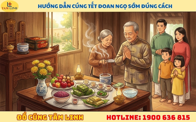 Hướng dẫn cúng Tết Đoan Ngọ sớm đúng cách