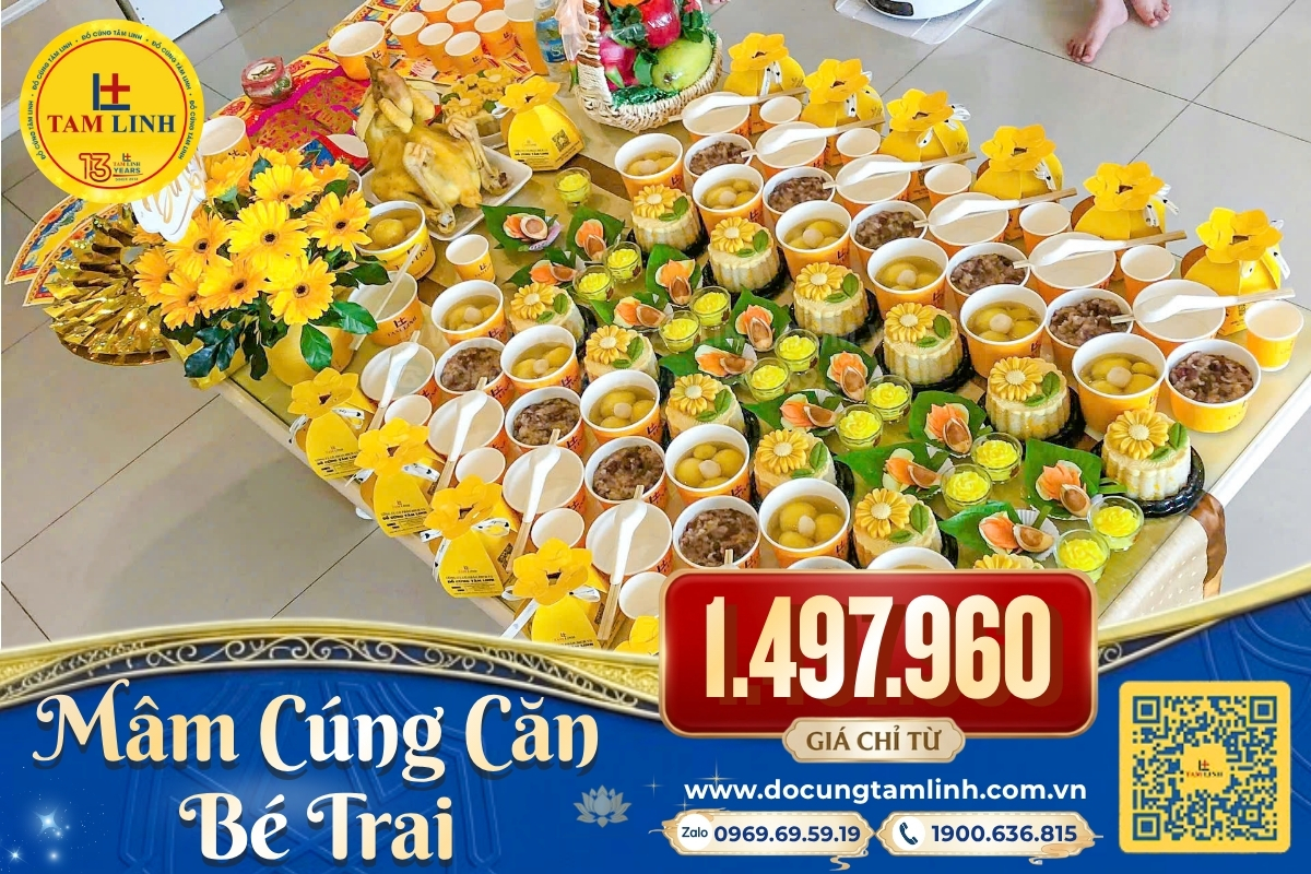 mam cung can be trai