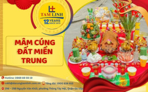 mâm cúng đất miền trung