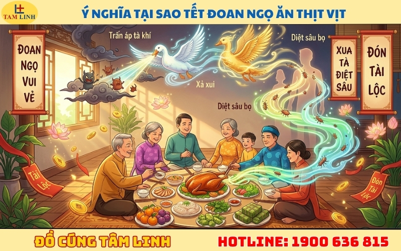 Ý nghĩa tại sao Tết Đoan Ngọ ăn thịt vịt