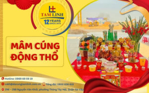 mâm cúng động thổ
