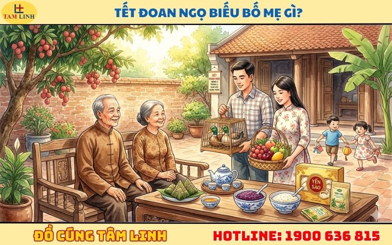 Tết Đoan Ngọ biếu bố mẹ gì_ 