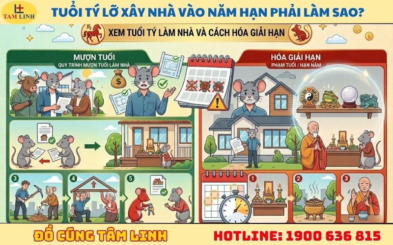 Tuổi Tý lỡ xây nhà vào năm hạn phải làm sao