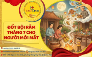 đốt bội rằm tháng 7 cho người mới mất