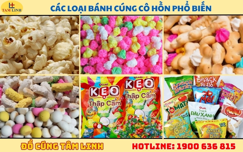 Các loại bánh cúng cô hồn phổ biến