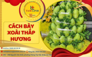 cách bày xoài thắp hương