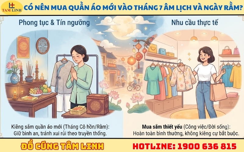 co nen mua quan ao moi vao thang 7 am lich va ngay ram
