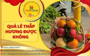 quả lê thắp hương được không
