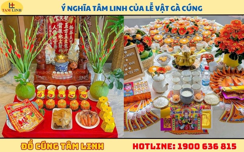 Ý nghĩa tâm linh của lễ vật gà cúng