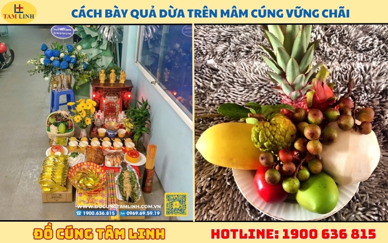 cach-bay-qua-dua-tren-mam-cung-vung-chai