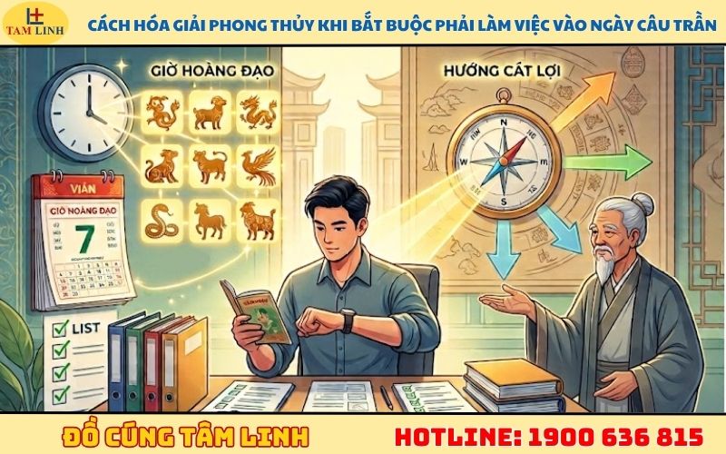 Cách hóa giải phong thủy khi bắt buộc phải làm việc vào ngày Câu Trần