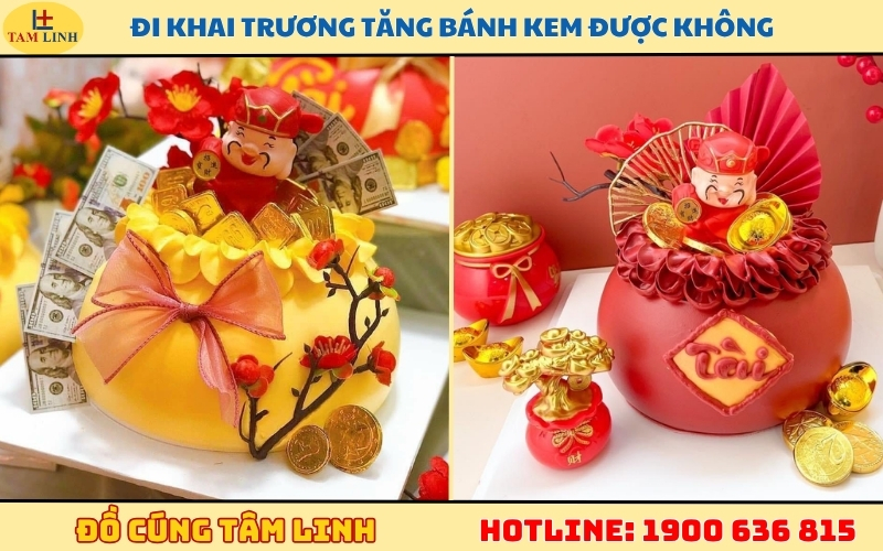 Khai trương tặng bánh kem được không