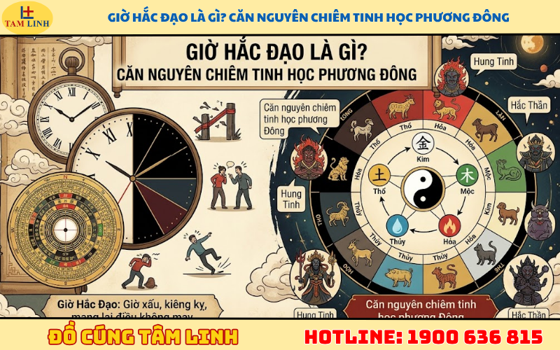 Giờ hắc đạo là gì_ Căn nguyên chiêm tinh học phương Đông