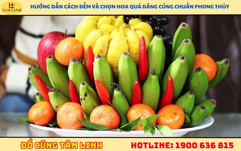 Hướng dẫn cách đếm và chọn hoa quả dâng cúng chuẩn phong thủy