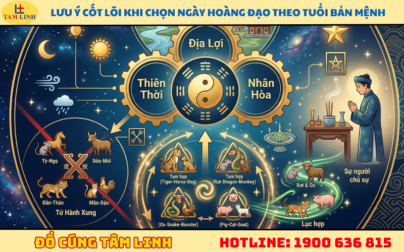 luu y cot loi khi chon ngay hoang dao theo tuoi ban menh