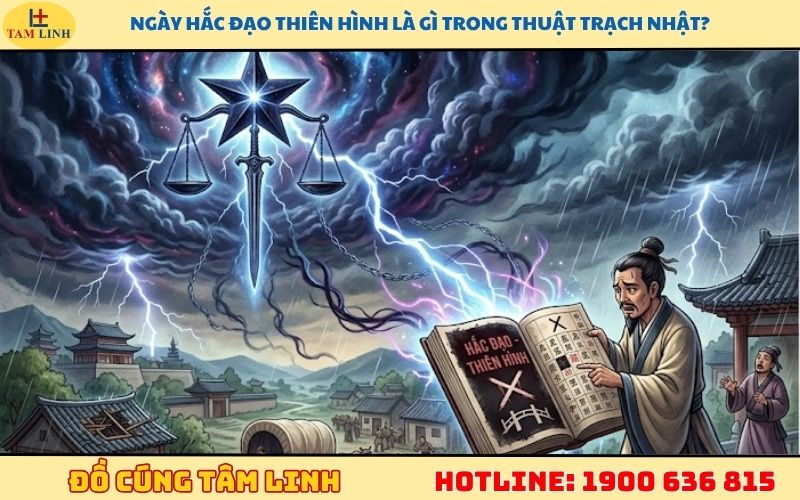Ngày hắc đạo thiên hình là gì trong thuật trạch nhật?