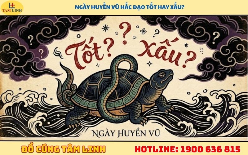 Ngày Huyền Vũ hắc đạo tốt hay xấu?