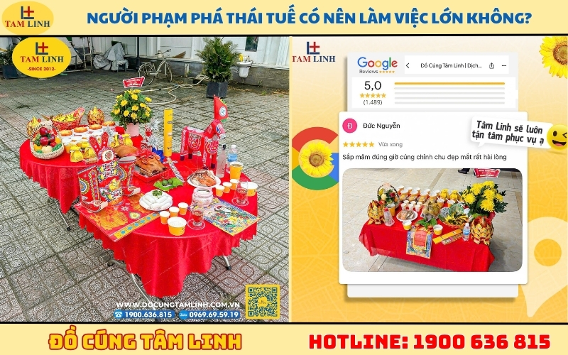 Người phạm Phá Thái Tuế có nên làm việc lớn không