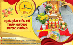 quả đào tiên có thắp hương được không