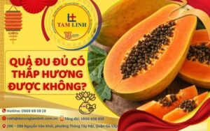 Quả đu đủ có thắp hương được không