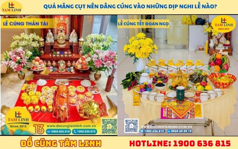 Quả măng cụt nên dâng cúng vào những dịp nghi lễ nào