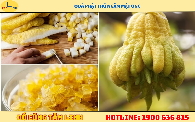 Quả phật thủ ngâm mật ong