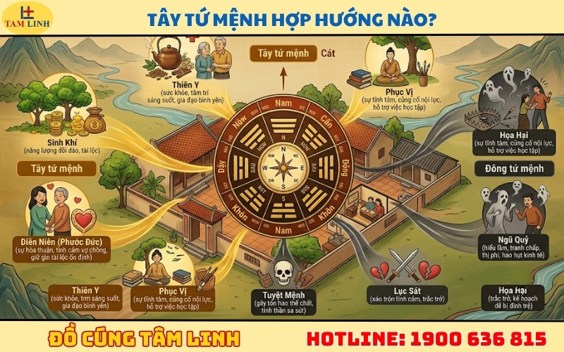 tay-tu-menh-hop-huong-nao