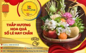Thắp hương hoa quả số lẻ hay chẵn