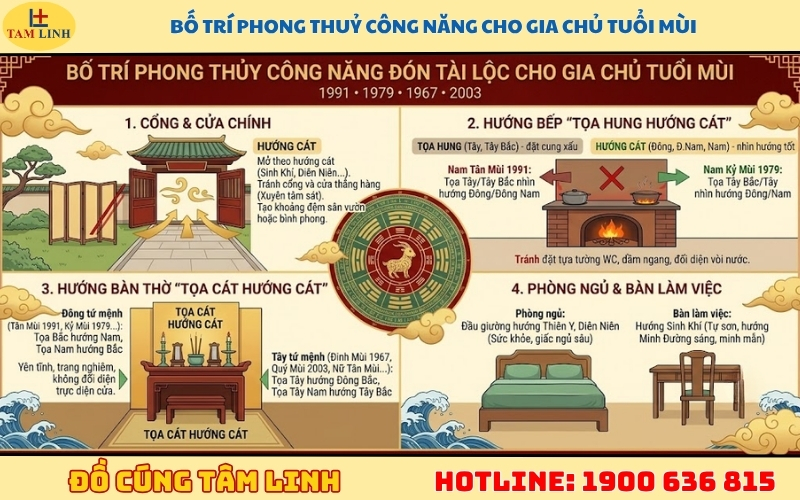 Tuổi mùi xây nhà hướng nào tốt