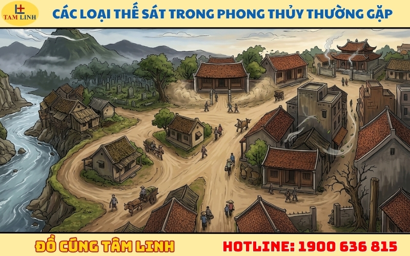 Thế sát trong phong thủy là gì? Cách nhận biết và HÓA GIẢI 6 cac-loai-the-sat-trong-phong-thuy-thuong-gap