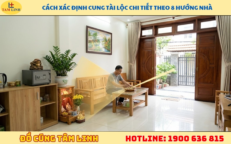 Cách xác định cung tài lộc theo hướng nhà chuẩn phong 2026 4 Cung tài lộc theo hướng nhà