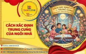 cách xác định trung cung của ngôi nhà