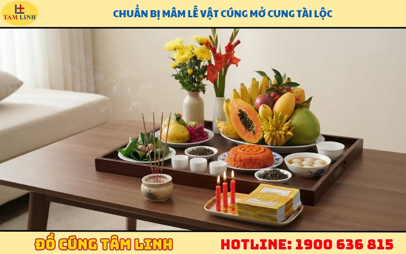 Bài cúng mở cung tài lộc