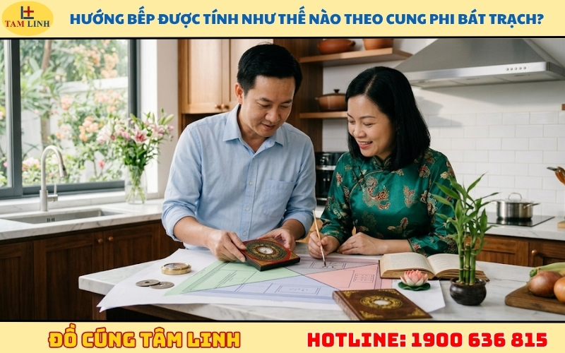 Hướng bếp được tính như thế nào theo cung phi Bát Trạch