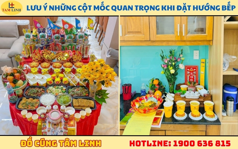 Lưu ý những cột mốc quan trọng khi đặt hướng bếp