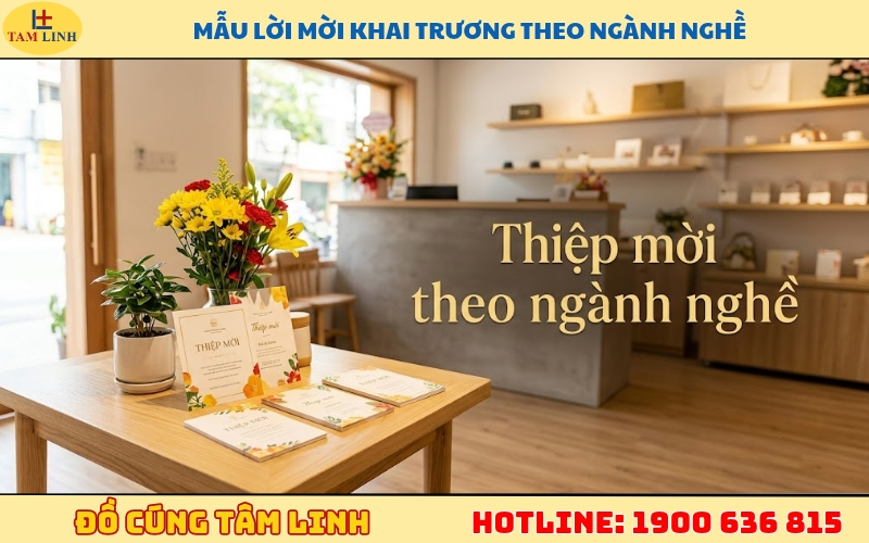 những lời mời khai trương hay