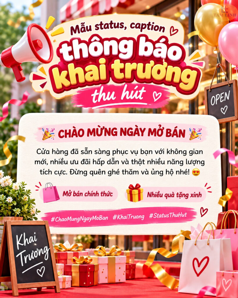 Thiệp mời khai trương