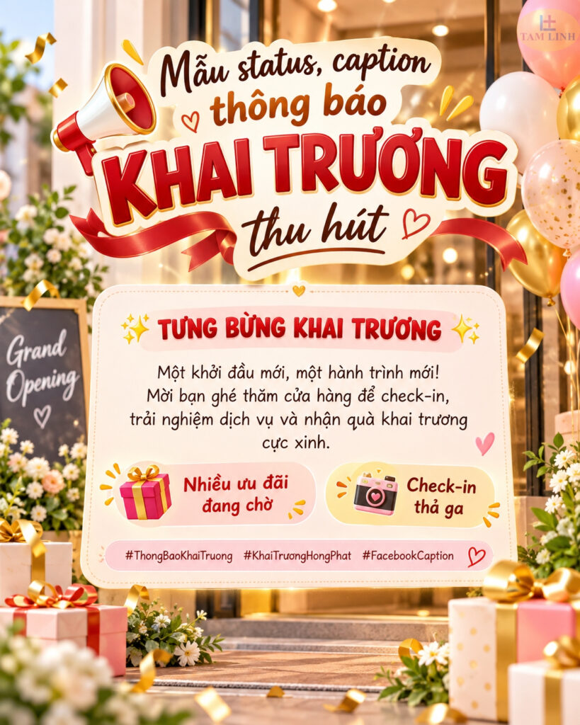 Thiệp mời khai trương