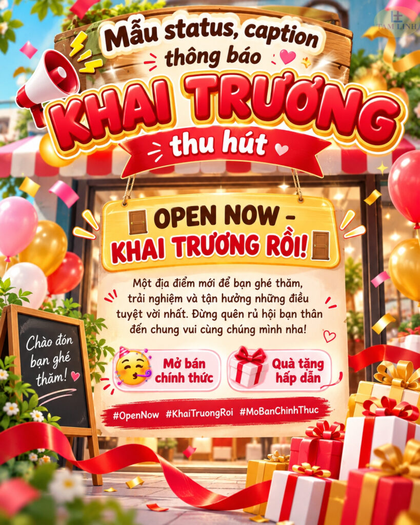 Thiệp mời khai trương